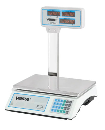 Imagen 7 de 8 de Pesa Balanza Digital 40 Kilos Con Visor Aereo Ventus B-40va