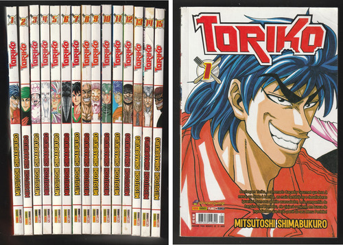 Coleção De Mangás - Toriko - Vols: 1 - 2 - 3 - 4 - 5 - 6 - 7 - 8 - 9 - 10 - 11 - 12 - 13 - 14 - 15 (Usado)