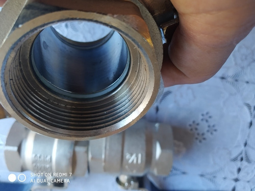 Válvulas De Cierre Rápido 11/2 Npt Marca S.i.c Dn40 Pn30