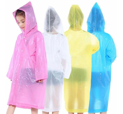 Impermeable  Poncho Para Niños, Poncho De Lluvia