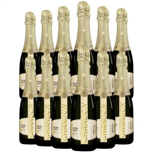 Champagne Chandon Extra Brut Espumante Pack X12 - 01mercado