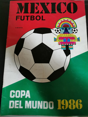 ALGún México Fútbol Copa Del Mundo 86 Impreso Lleno