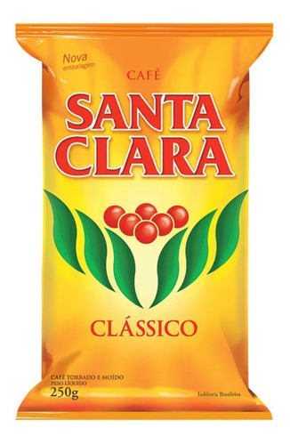 Kit 2 Pacotes Café Santa Clara Torrado E Moído 250g
