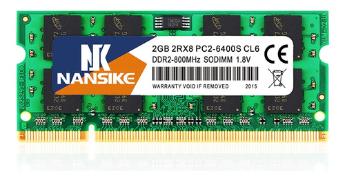 Nueva Memoria Ram Nansike Ddr2-800 Sodimm De 2 Gb Para Portá