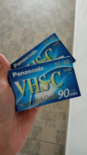 Cassette Panasonic Vhs-c Tc 30 90 Minutos