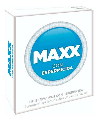 Imagen 1 de 10 de Preservativos Maxx Espermicida X3 + Proteccion Menor Riesgo