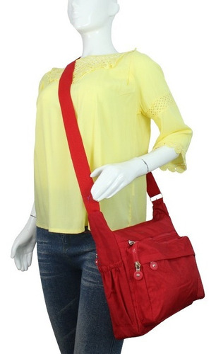 Imagen 4 de 6 de Bolsa Crossbody Multiples Compartimentos Moda Casual Jml-006