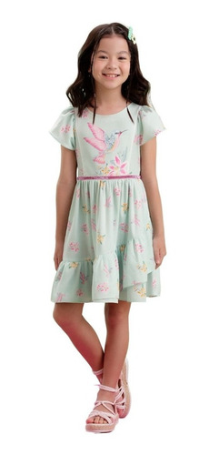 Imagem 4 de 5 de Vestido De Festa Infantil Petit Cherie Beija Flor 21114