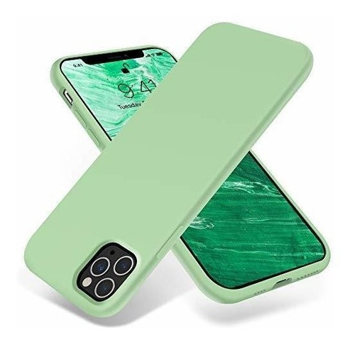 Funda Compatible Con iPhone 11 Pro Max Silicona Verde Te