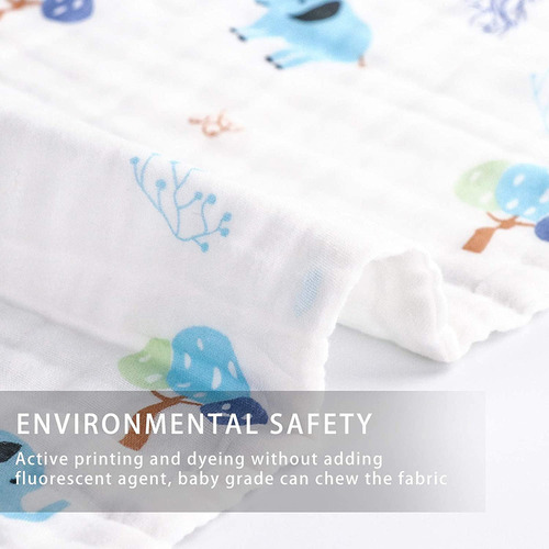 6 Paños Para Eructos Ultra Suaves Y Absorbentes Para Bebés