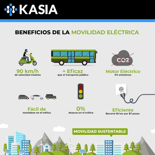 Moto Electrica Kasia City Coco Terra Nova Original Kasia
