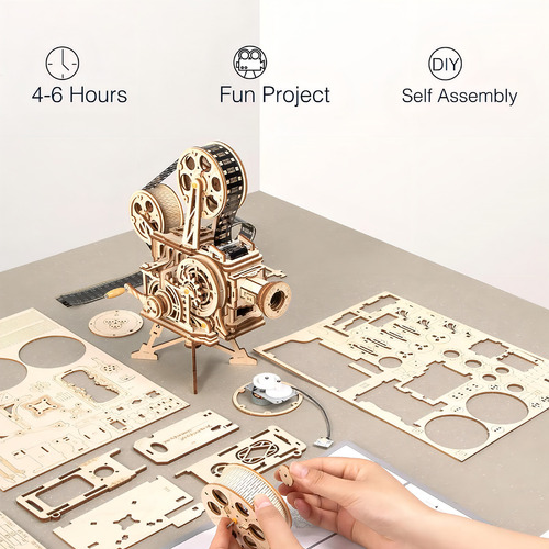Rokr Rompecabezas De Madera 3d Vitascope Para Adultos - Kits