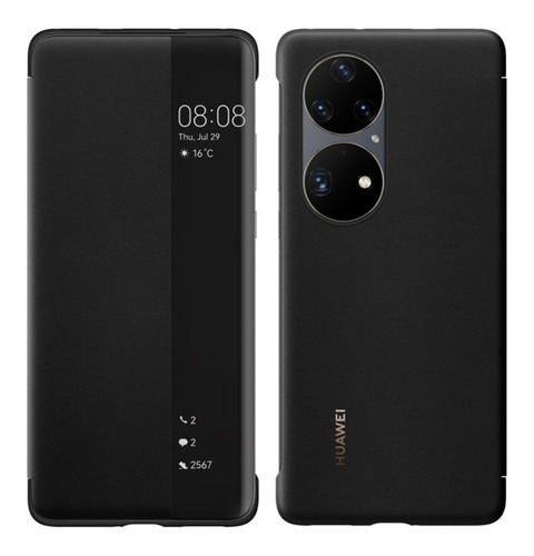 Case Funda Huawei S-view Flip Cover Para P50 Pro Original