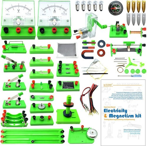 Eudax Kit De Electricidad Basica Y Magnetismo Fisica Escolar