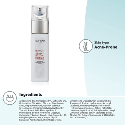 Crema Antienvejecimiento Spf 30 Lóreal Paris Revitalift Tipo De Piel Sensible