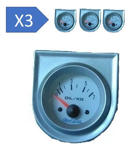 Zpack1 Reloj Electrico Temperatura Voltimetro Aceite 52mm