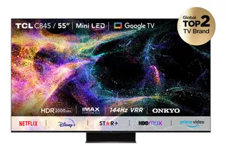 Televisor Tcl Mini Led 55 L55c845 Uhd Google Tv-rv