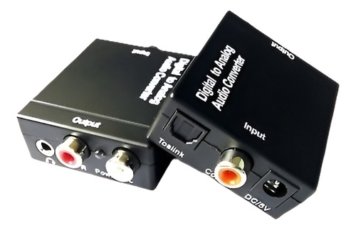 Señal De Toslink Coaxial Óptica Digital Conversor De Audio A