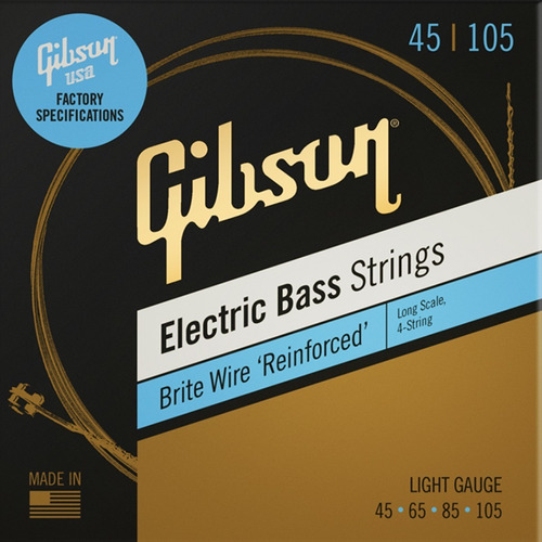 Imagem 1 de 2 de Gibson Cordas Baixo 045.105 Brite Wire Light Long Scale