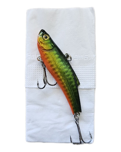 Señuelo Tepan Vib F Lure 18g/7cms Verde/naranja