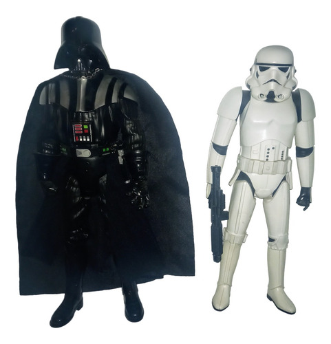 Darth Vader Y Stormtrooper Vintage 45 Cms Star Wars (Usado)