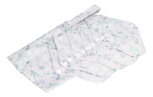 Almohadilla Sanitaria Reutilizable, 5 Unidades, Lavable, Con