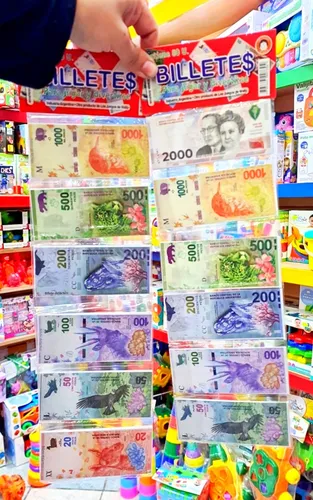 Billetes sales de juguete