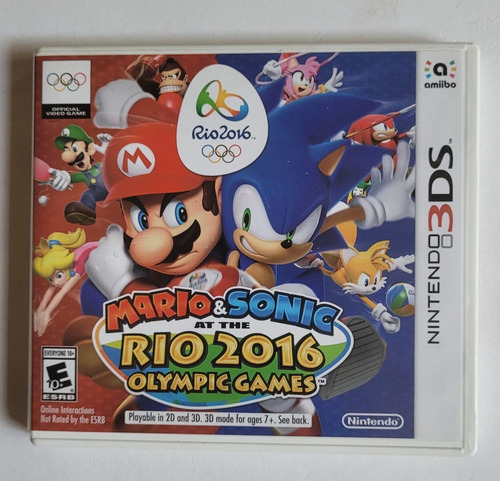Mario & Sonic At The Rio 2016 - Olympic Games - Nintendo 3ds (Usado)