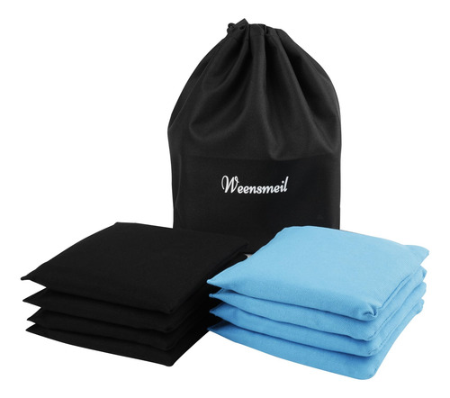 Weensmeil Cornhole Bean Bags (juego De 8), Resistente A La I