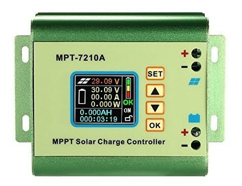 Controlador De Carga Para Batería Solar Docoolerâ® Mppt 10a