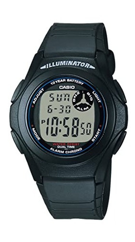 Pantalla Digital Clásica De Cuarzo Casio F-200w-1acf Para Ho