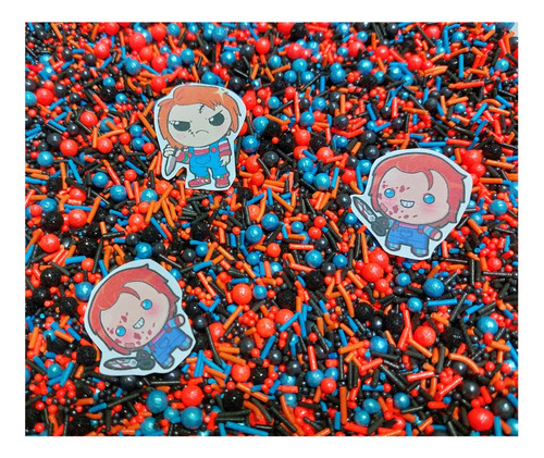 Sprinkle Confeti Mix Chucky Miedo Halloween