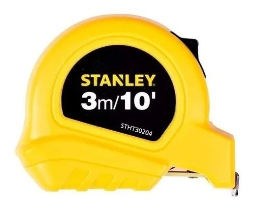 Cinta de acero Trena, 3 m, 10 mm, color amarillo - Stanley