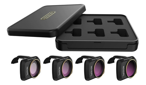 Imagen 4 de 9 de Dji Mavic Mini, Mini 2, Set De 4 Filtros Ndpl 4, 8, 16, 32