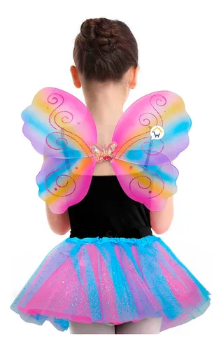 Traje mariposa para niña clearance