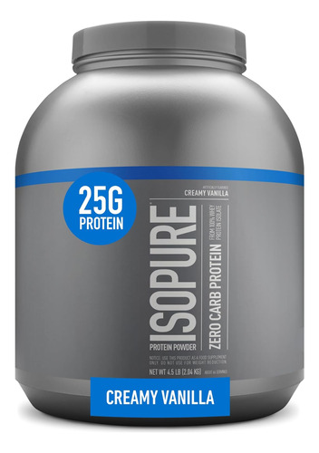 Isopure Zero Carbohidratos Proteina Vainilla 25 Gr 4.5 Lb