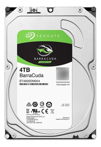 Disco Duro Seagate Barracuda 4tb 3.5in Pc/dvr/nvr Vigilancia