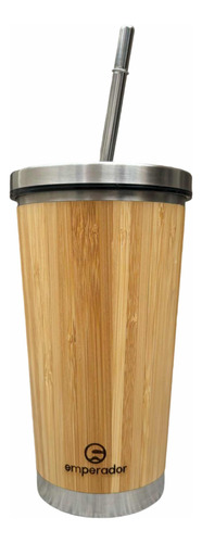 Eco Vaso Emperador Térmico Bambú Personalizado Graduación