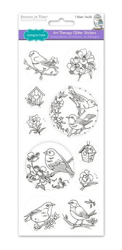 Living In Color Paper Craft Stickers Art Therapy 4.0 Sus