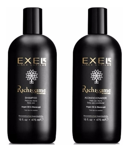 Promo Shampoo  Acondicionador Oleo De Argan Exel Richissime