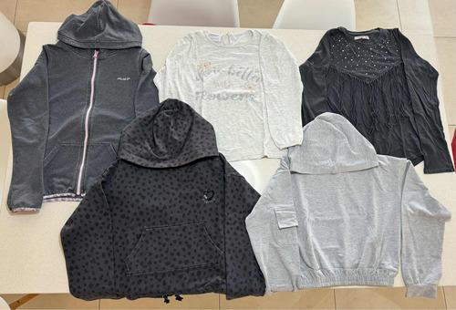 Lote De Ropa Invierno Para Nena Talle 10/12 Buzos Remeras