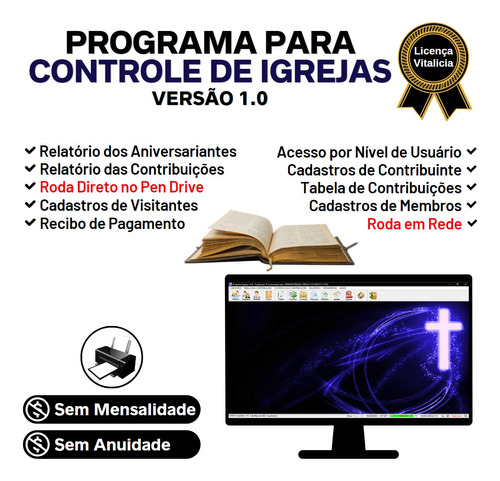 Programa Para Controlar E Administrar Igrejas V1.0 Fpqsystem