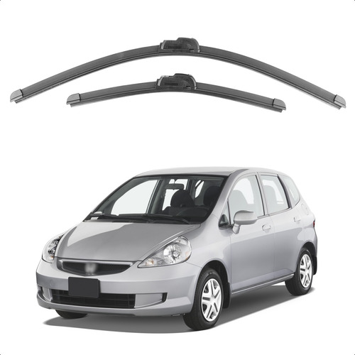 Par Palhetas Limpador Parabrisa Honda Fit 2006 2007 2008