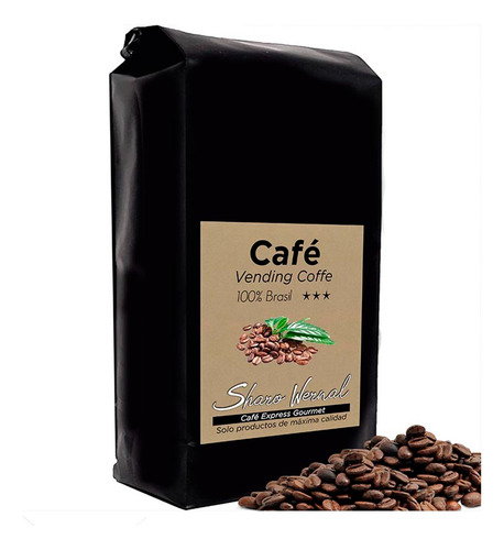 Granos Café Brasil Vending Máquina Sharo Wernal 250g Expreso
