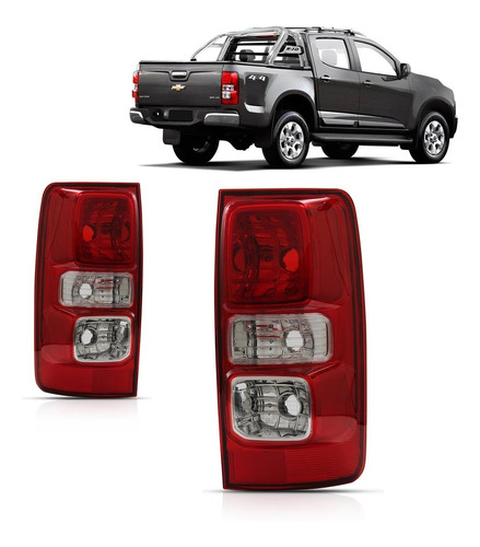 Lanterna Traseira Chevrolet S10 16 15 2014 2012 2013 Sem Led