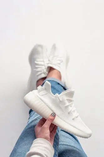 Zapato Compatible adidas Yeezy Boost 350 Blanco 40 A La 45