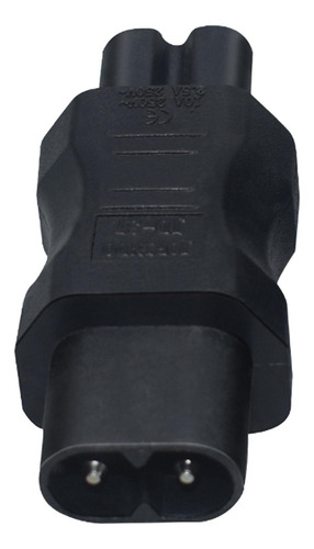 4 Iec320 Macho C8 A C7 Hembra Adaptador De Corriente