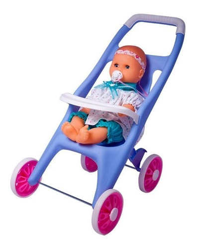 Bebe + Coche Paseo Yoly Bell Art146 / Open-toys 26 Ea