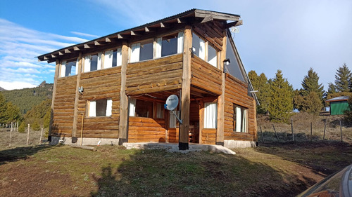 Cabaña De Troncos Amoblada Y Equipada En Meliquina