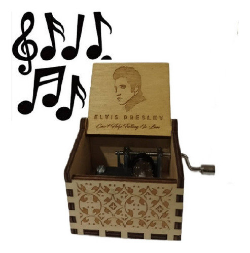 Caja Musical Elvis Presley  Cant Help Falling In Love